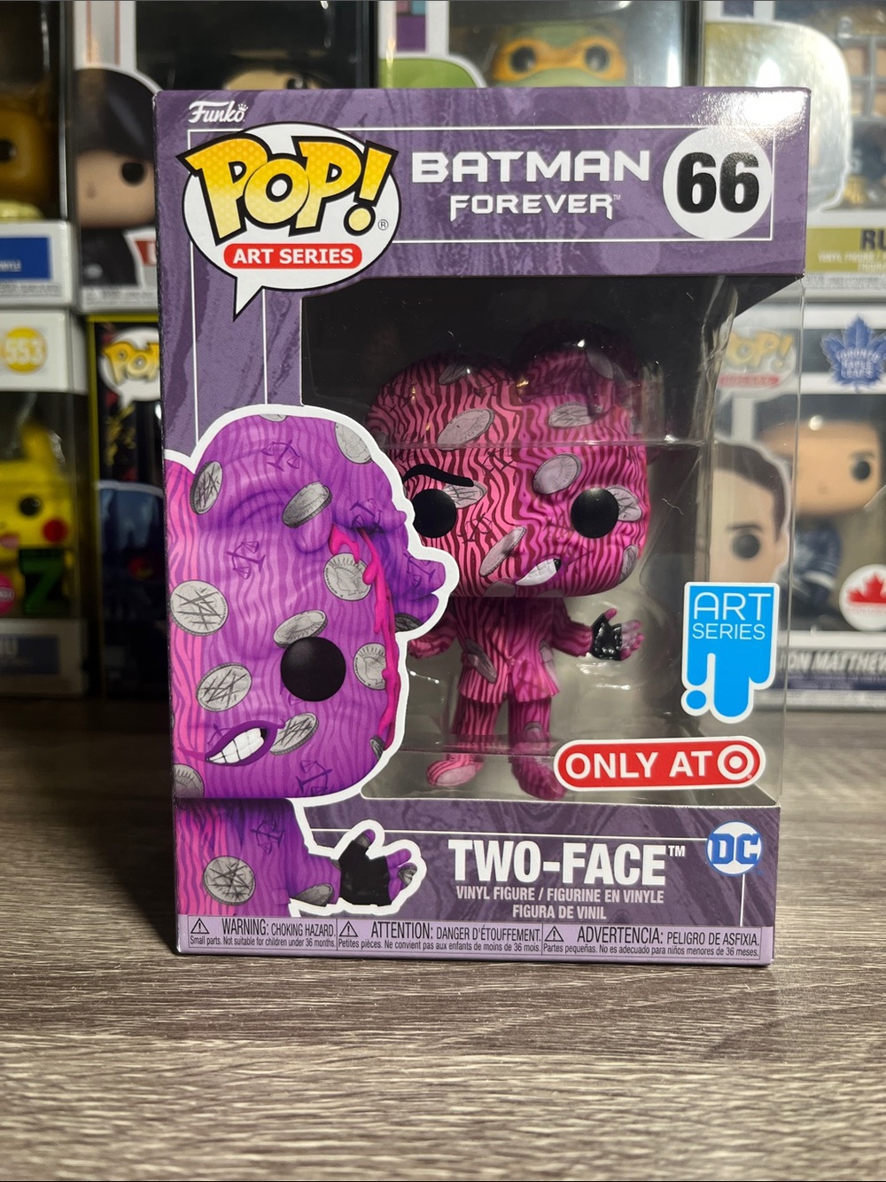 Funko Pop! Two-Face Batman Forever Art Series - Pink & Silver